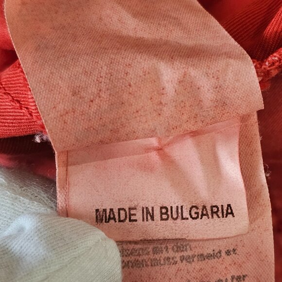 Ice Iceberg Dragon Print Ankle Capri Fitted Jeans Red 29 - Picture 8 of 10